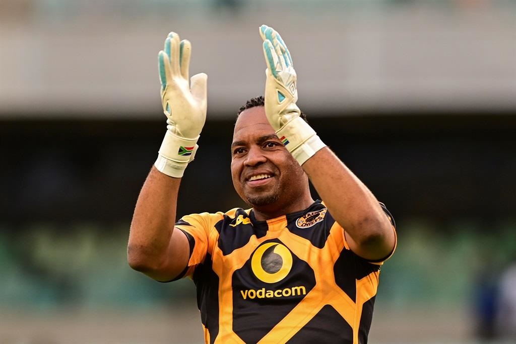 Itumeleng Khune played the final 15 minutes against Polokwane City.