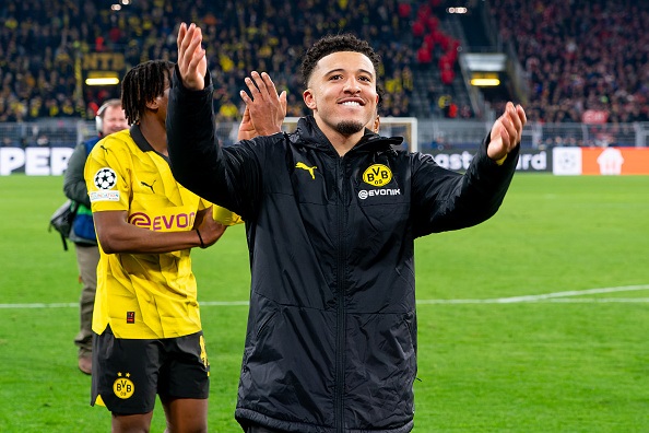 Jadon Sancho has qualified for the UEFA Champions League semi-finals with Borussia Dortmund.