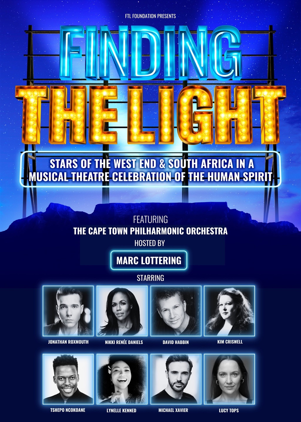 A music spectacular for a good cause featuring international talent is on in Cape Town from Wednesday util Sunday.