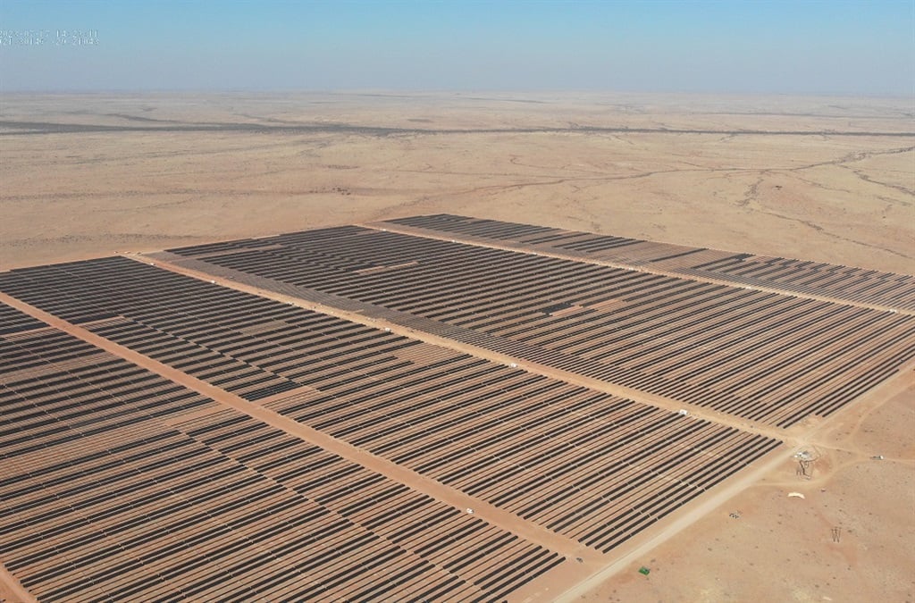 One of the world's largest hybrid solar PV and battery storage projects was unveiled in Kenhardt, Northern Cape. (Scatec)