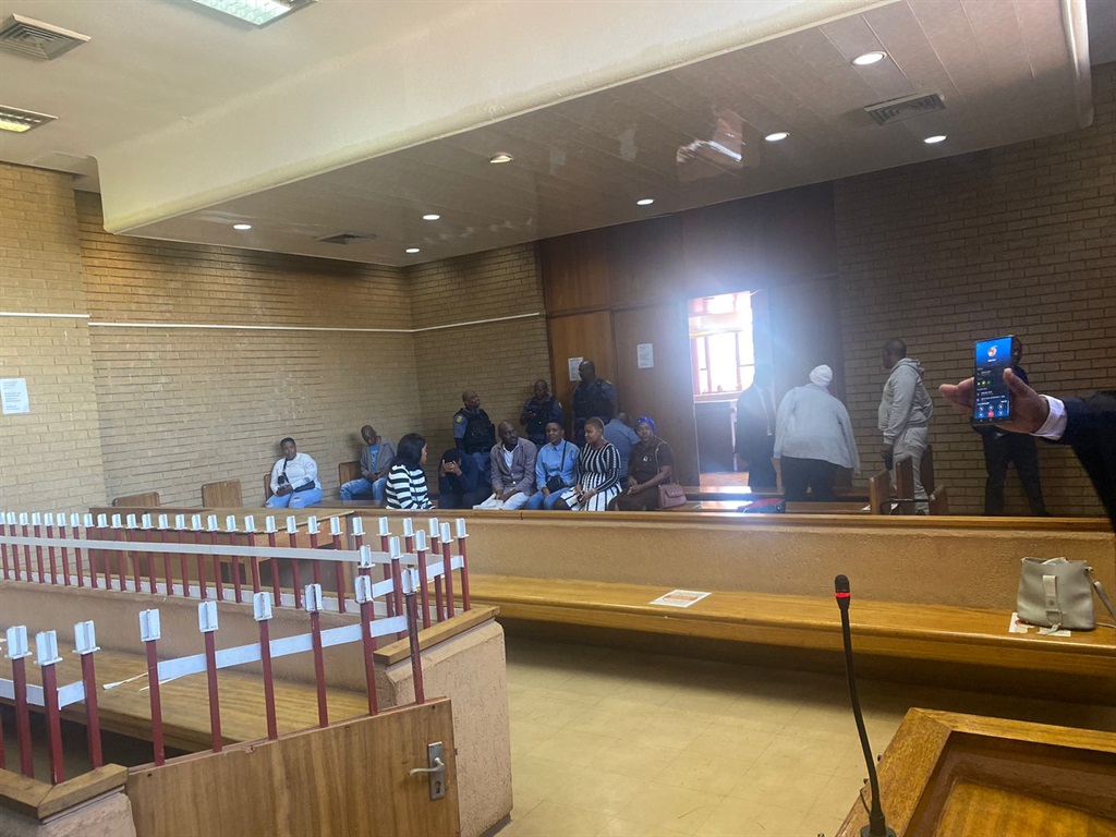 Only the three accused, Sipho Kgomo, George Nyathi, and Sizwe Msibi made a brief appearance in court. Photo by Keletso Mkhwanazi