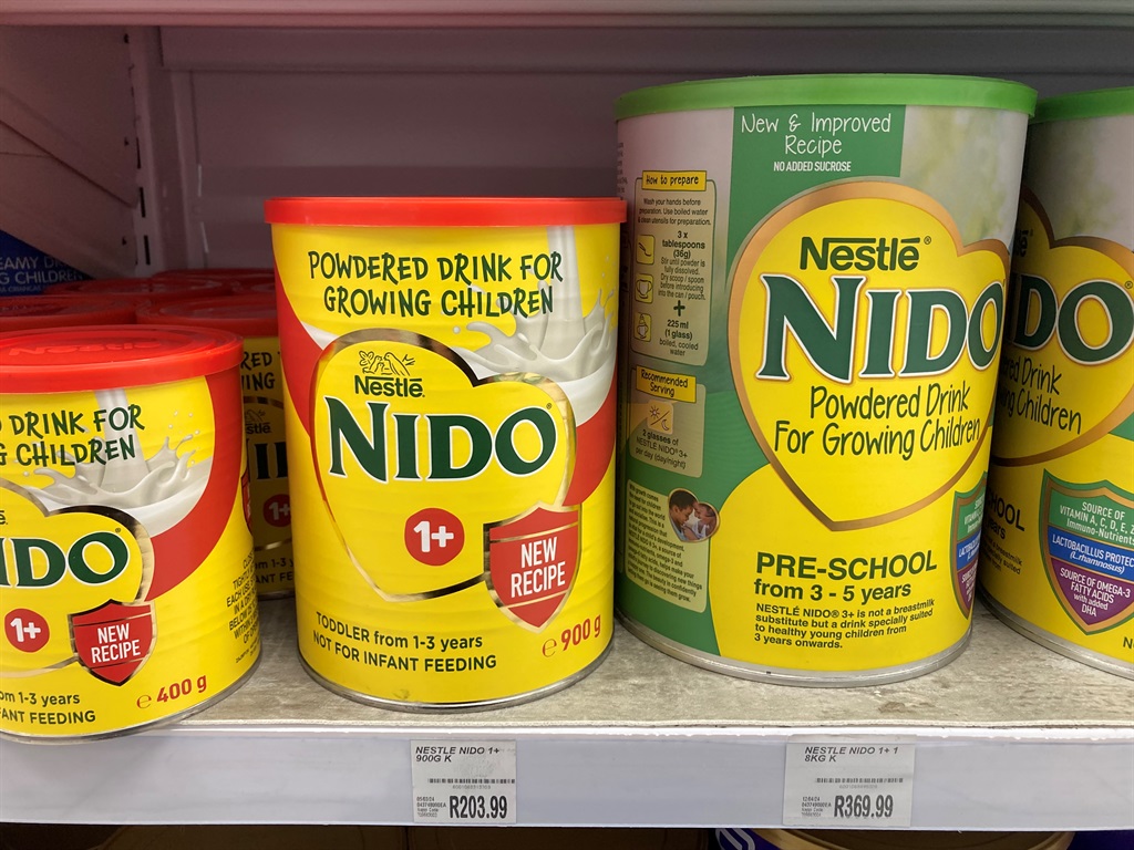 Nido products on shelf.