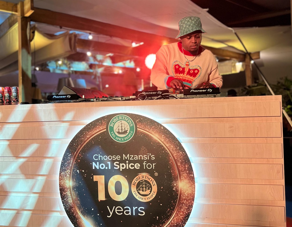 Kelvin Momo DJs at the event 