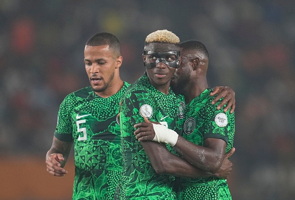 Nigeria captain William Troost-Ekong (left) is working his way back to fitness ahead of the match against Bafana Bafana in June.