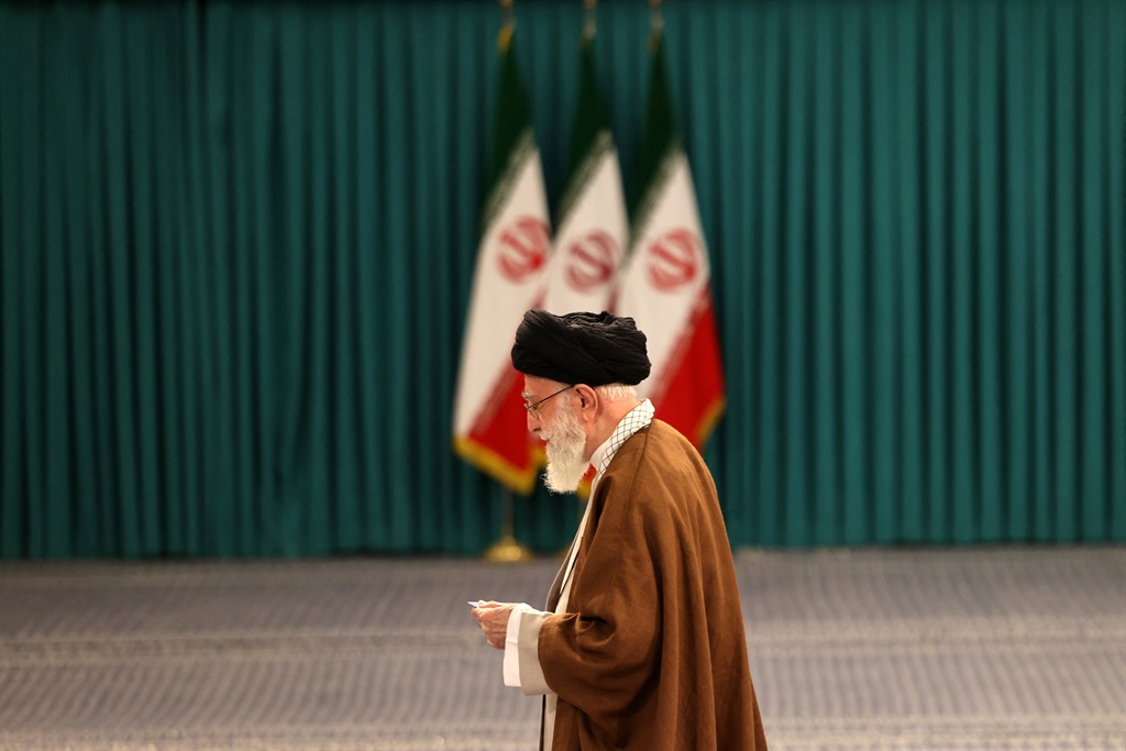 Iran's Supreme Leader Ali Khamenei appointed Mohammad Mokhber as interim president amid a period of national mourning for the late president Ebrahim Raisi. (Atta Kenare/AFP)