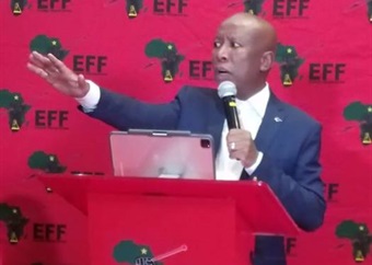 Malema: 'EFF het nie enige aptyt om met Hlaudi te werk’