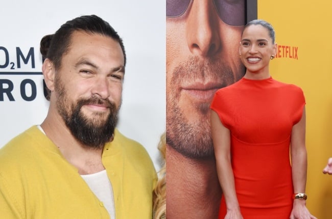 Jason Momoa gushes over his new girlfriend Adria Arjona. (PHOTOS: Gallo Images/Getty Images)