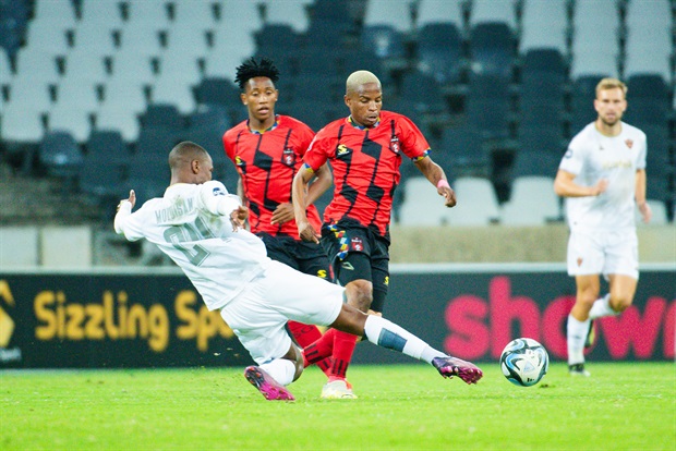 <p><strong>HALFTIME:</strong></p><p><strong>TS Galaxy 1-0 Stellenbosch FC</strong></p><p>Mojela's late goal in the first has the Rockets leading at halftime.</p>