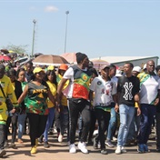 Gatvol ANC members march for ispani 
