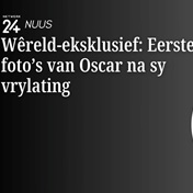 WÊRELD-EKSKLUSIEF | Eerste foto’s van Oscar ná sy vrylating
