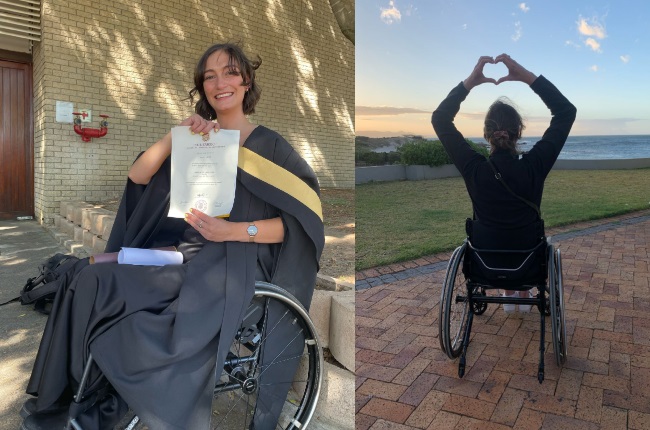 Two years after her life-changing accident, Jay-Dee Meyer has graduated with a degree in electrical engineering from Stellenbosch University. (PHOTO: Supplied) 