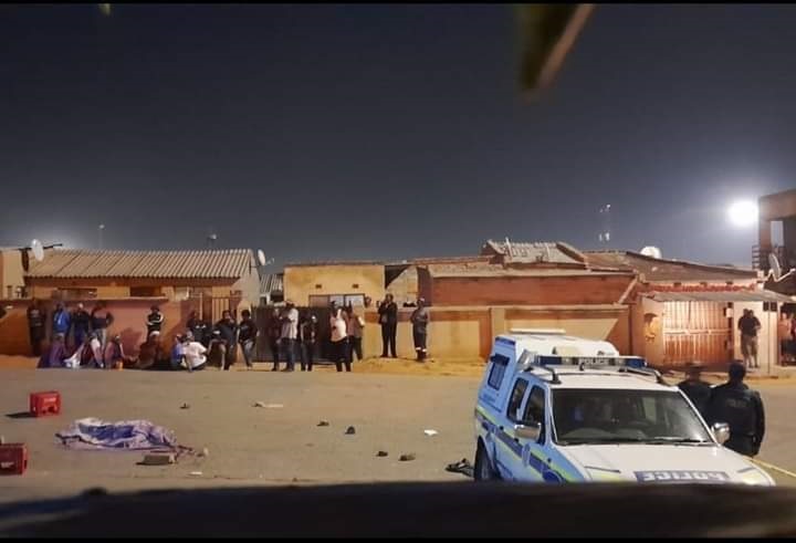 The scene of the deadly incident in Thembisa, Ekurhuleni. 