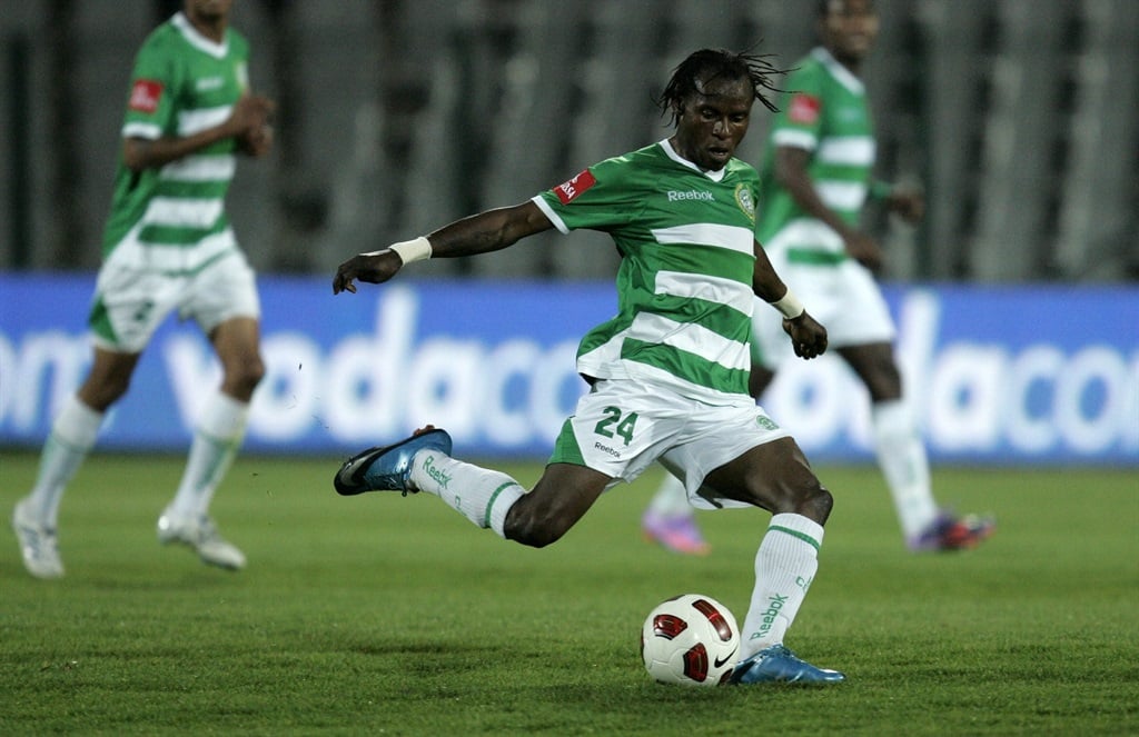 Prince Olomu during his time at Bloemfontein Celtic where he spent two years. 