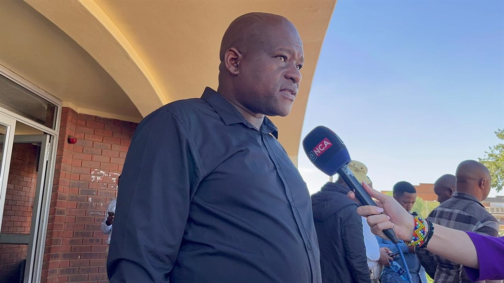 Council Chief Whip Sthemiso Zungu tells how he survived the shooting that claimed the life of Rand Water boss, Teboho Joala. Photo by Nhlanhla Khomola