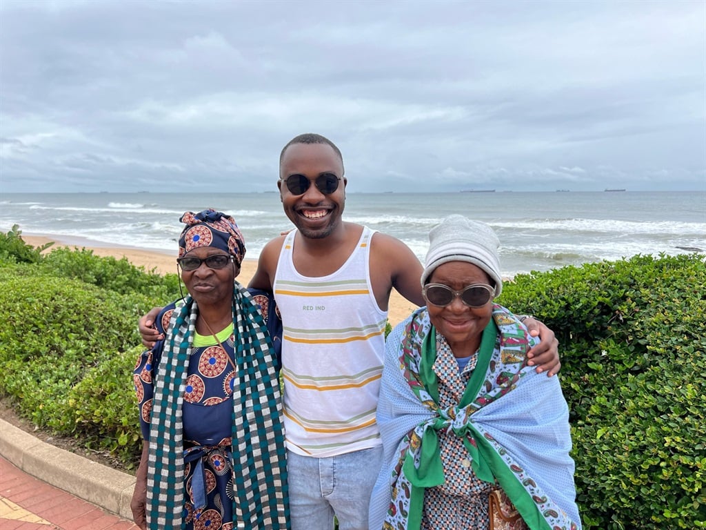 Thendo Netshishivhe surprised his two grandmothers, Nthumeni Masindi and Tshinakaho Netshishivhe, by taking them on their dream vacation to Durban.