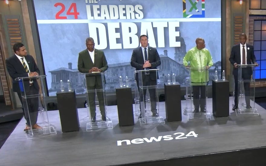 SET A REMINDER | Land, BEE, cadre deployment: Nothing's off the table in News24's fiery Leaders Debate 