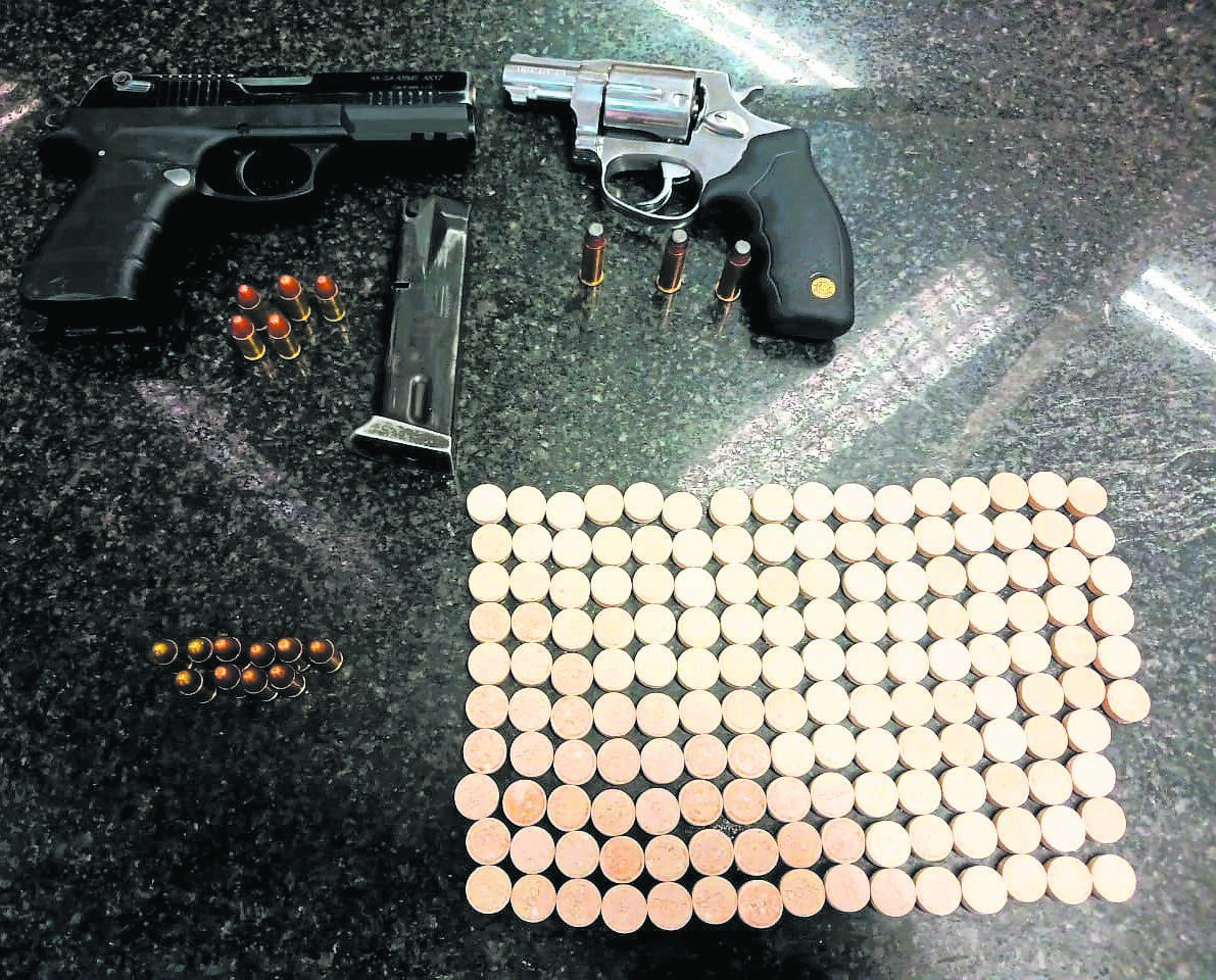 Zwelihle drugs, firearms and ammunition confiscated. 