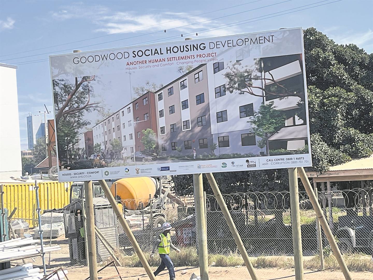 Goodwood Social Housing Development.PHOTO: Jo Sekepane
