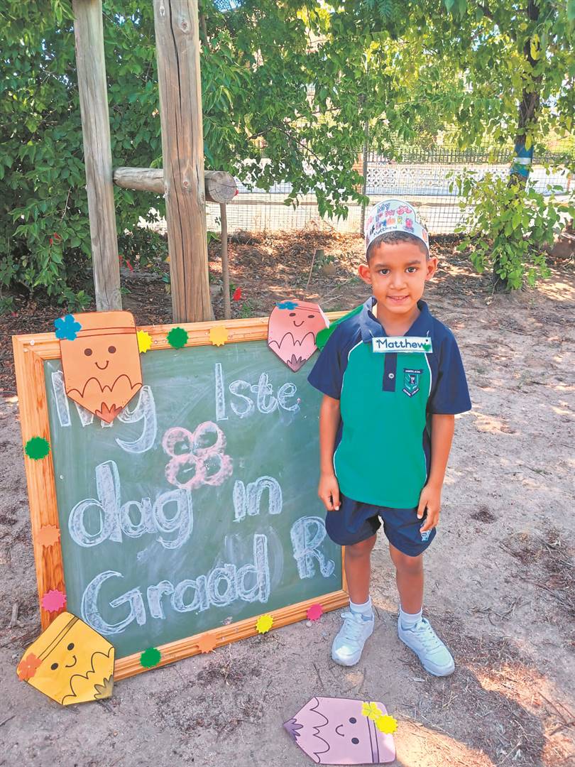 A very special fundraiser is being held for Grade R pupils Zavion Louw (right) and Matthew Fortuin (above), who are bravely facing physical challenges.Foto: 