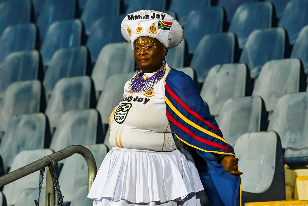 Mama Joy during the DStv Premiership match between Royal AM and Stellenbosch FC at Harry Gwala Stadium on 18 August 2023 in Pietermaritzburg, South Africa. 