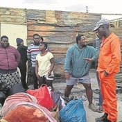 Shack fire victims in Langa get clothes, building material