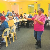 Learning all about breast cancer at Gugulethu Library