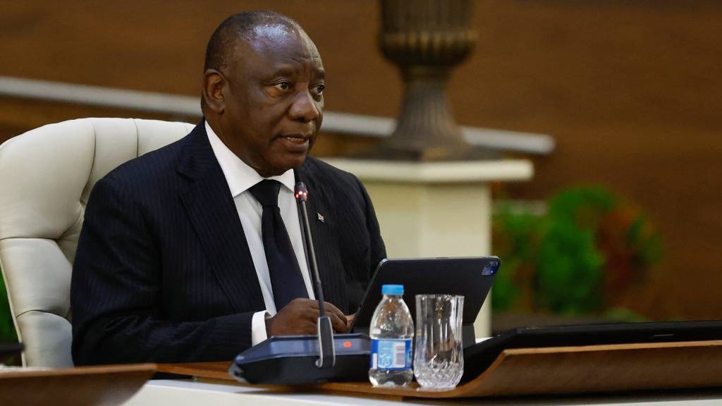 President Cyril Ramaphosa will soon announce his Cabinet, a source claim. (Phill Magakoe/AFP)