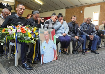'Our hearts are heavy': Final salute for Cape Town cop killed while attending to domestic dispute