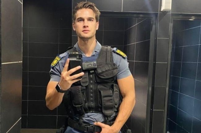 Devan Cox is the police constable who made all the internet blush. (PHOTO: Facebook/Devan Cox)