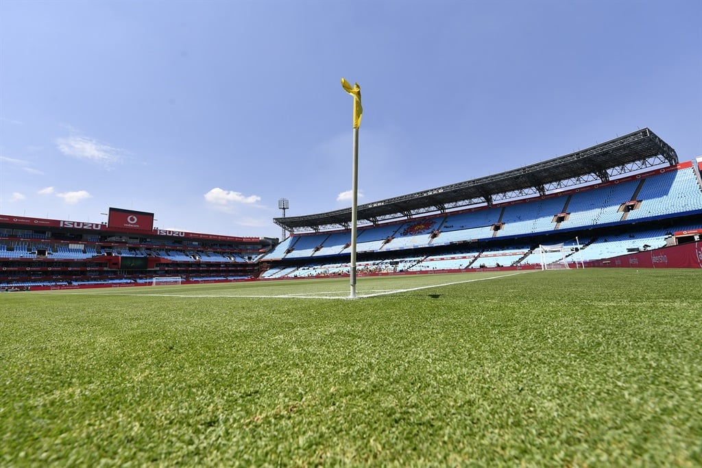 Loftus Versfeld Stadium before the Absa Premiership match between Mamelodi Sundowns and Kaizer Chiefs at Loftus Versveld Stadium  on October 27, 2019 in Pretoria, South Africa.