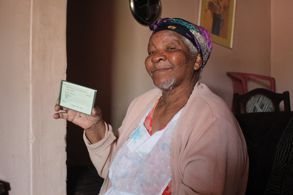 Gogo Nkala turns 104 in June. Photo: Rasaad Adams