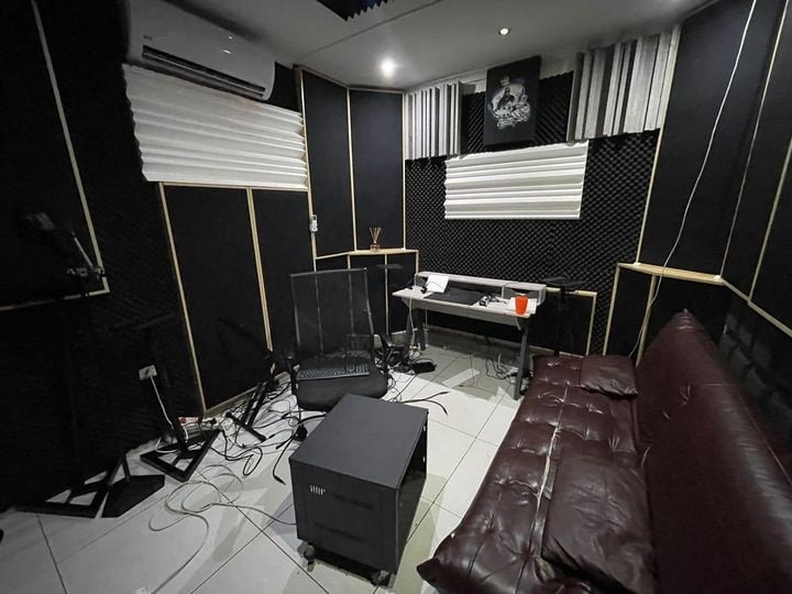DJ Tira’s studio was like that after it was emptied by criminals in Durban. Photo Supplied