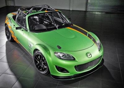 MEAN GREEN MACHINE: With a Porsche 911 turbo-rivalling power-to-weight ratio, the MX-5 GT is hardly your garden variety Mazda roadster.