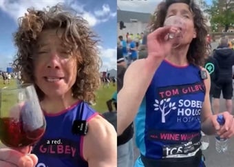 42km and 25 glasses of wine: one runner's marathon wine-tasting session
