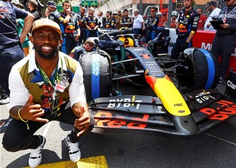 WATCH | Springbok skipper Siya Kolisi one of the stars on grid at Monaco GP