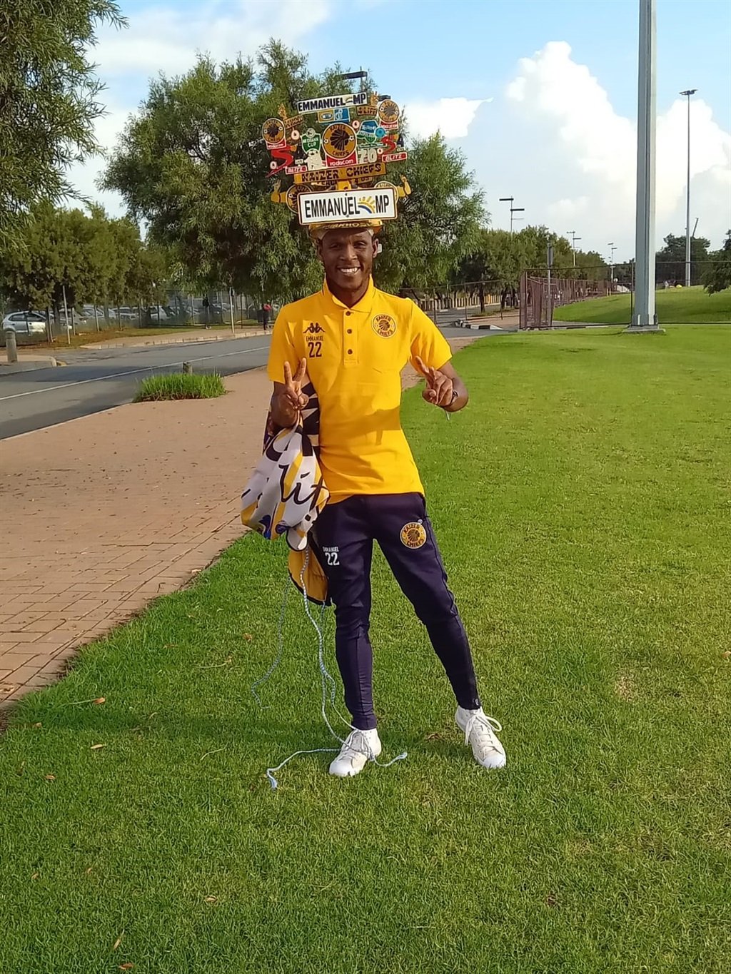 Kaizer Chiefs supporter Emmanuel Makena