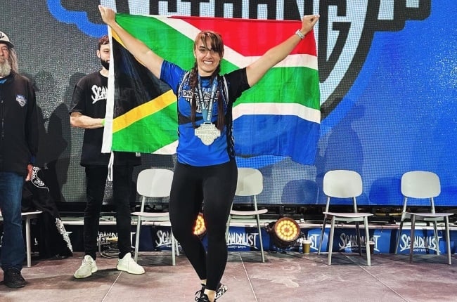 Brendali Theron made South Africa proud when she won the World's Strongest Woman title recently in Dubai. (PHOTO: Instagram/brendali_forever_strong/)