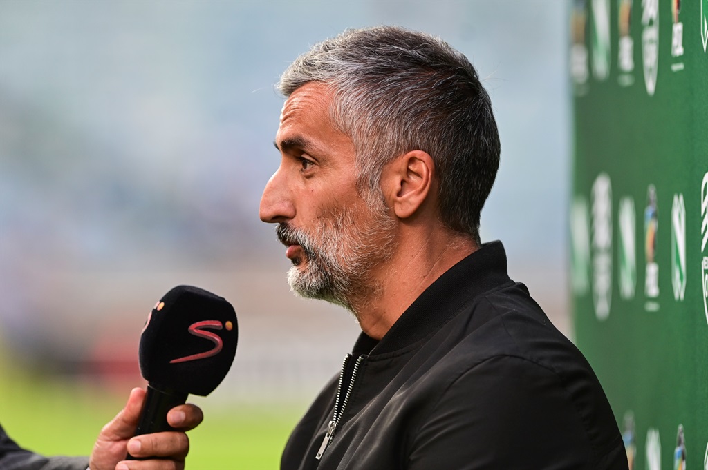 DURBAN, SOUTH AFRICA - APRIL 13: Jose Riveiro, head coach of Orlando Pirates during the Nedbank Cup, Quarter Final match between AmaZulu FC and Orlando Pirates at Moses Mabhida Stadium on April 13, 2024 in Durban, South Africa. (Photo by Darren Stewart/Gallo Images)