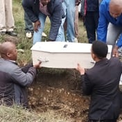 'My son died in a death trap set up for poor people': Eastern Cape toddler who drowned in pit toilet buried