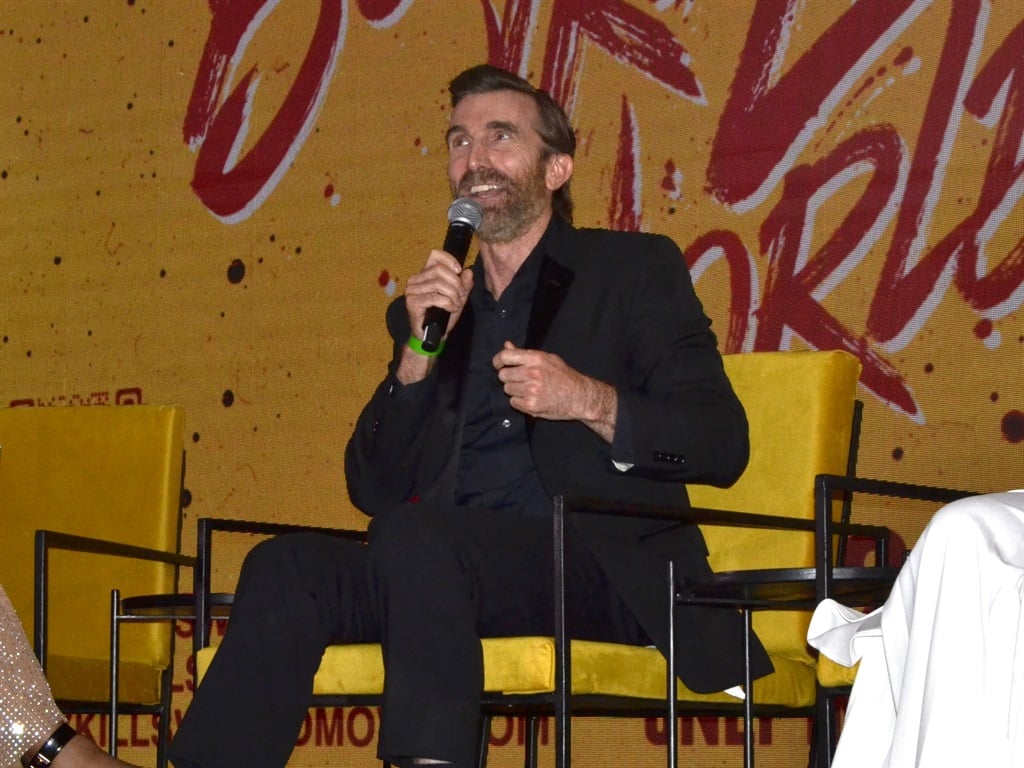 Sharlto Copley at a screening event for Boy Kills World in Cape Town (Joel Ontong/News24)