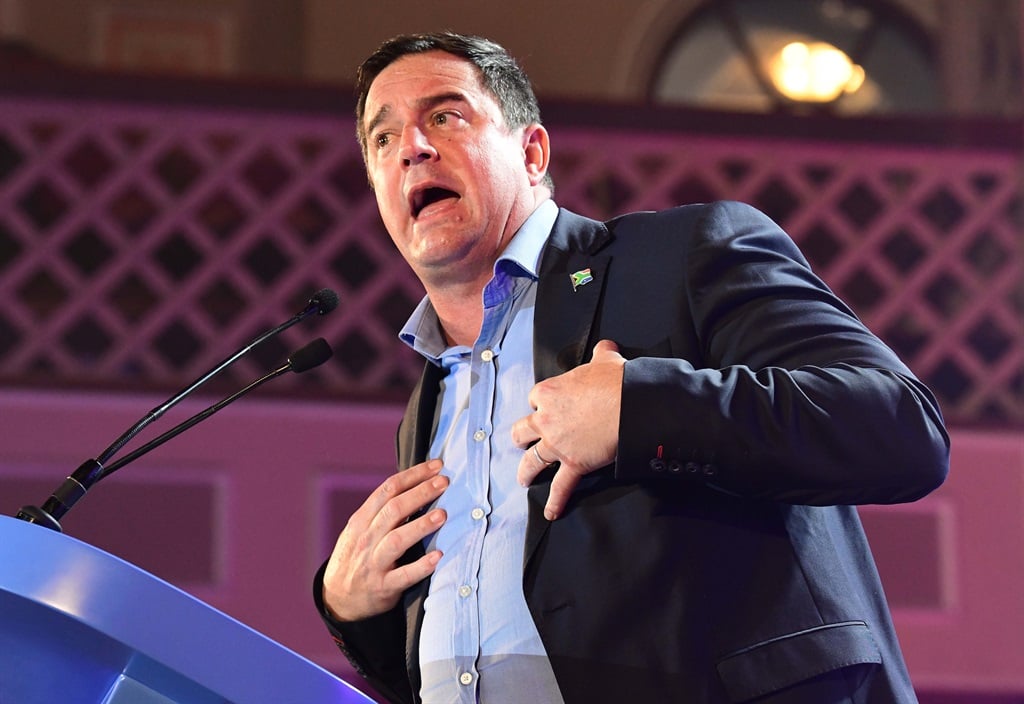 DA leader John Steenhuisen accused the SABC of censoring the political views of parties that did not agree with the government. (Lulama Zenzile/Gallo Images/Die Burger)