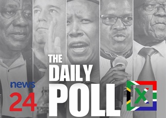 THE DAILY POLL | ANC tracking down at 44%, DA tracking up at 26% in latest SRF poll ahead of elections