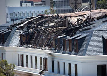 Fire-ravaged National Assembly building: Contractor to start R3bn reconstruction work on Friday  