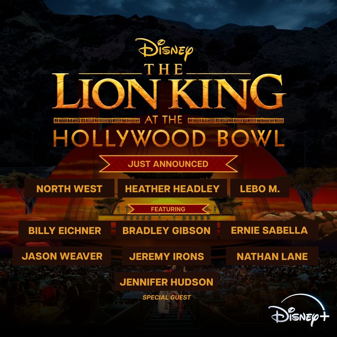 Lion King's 30th Anniversary | Lebo M, North West and Heather Headley to perform at the Holywood Bowl 