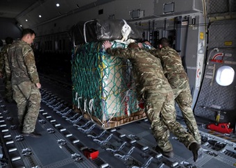 British commander says air drops a lifesaver for Gazans facing starvation