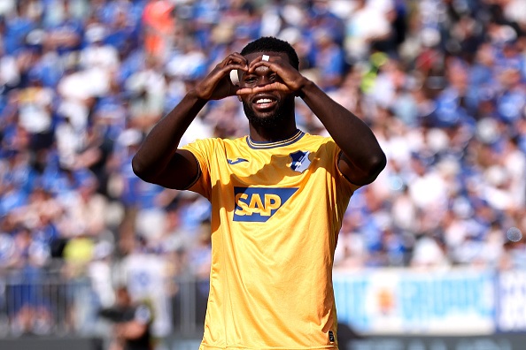TSG 1899 Hoffenheim star Ihlas Bebou  netted a double and bagged an assist in his side's 6-0 thrashing of SV Darmstadt 98 in a Bundesliga encounter on Sunday. 
