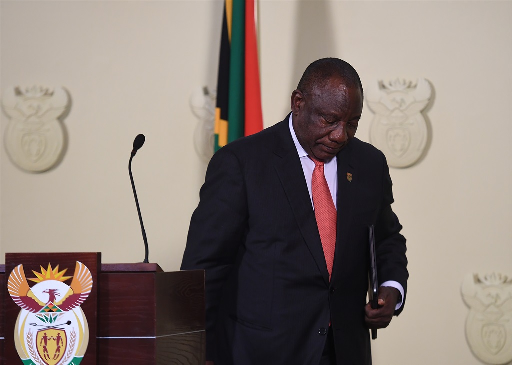 President Cyril Ramaphosa is being urged not to sign the National Health Insurance Bill into law. (Felix Dlangamandla/Netwerk24/Gallo Images)