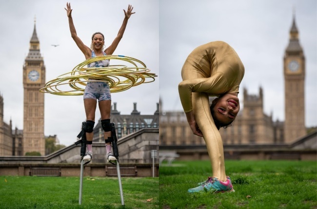 These two performers achieved Guinness glory with an impossibly bendy ‘human belt’ trick