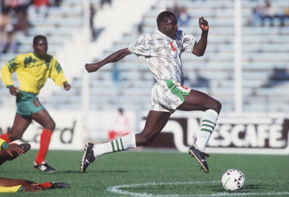 Rashidi Yekini became the first person to score a FIFA World Cup goal for Nigeria in 1994. 
