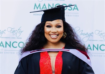 Beauty with brains: Phindile Gwala obtains a bachelor of commerce